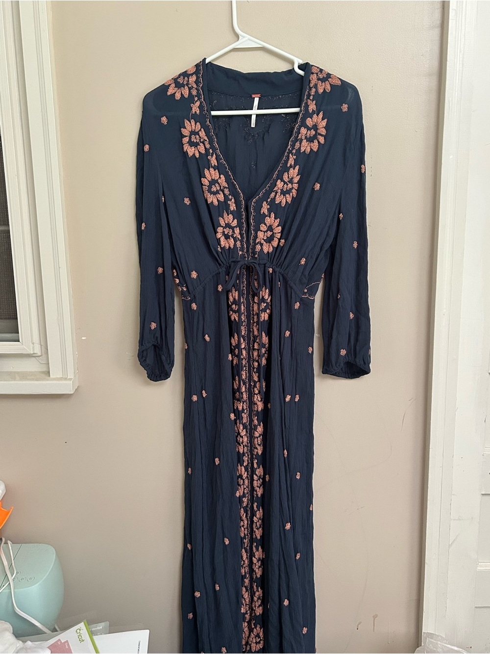 Free people blue floral dress - Picture 2 of 5